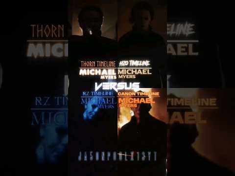 CoT Michael Vs H20 Michael Vs RZ Michael Vs Canon Michael #halloween #slasher #vs #shorts #edit