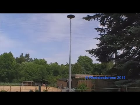 Probealarm Hochmastsirene Troisdorf-Altenrath