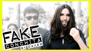 FAKE Conchita Wurst BUSTED in Spain