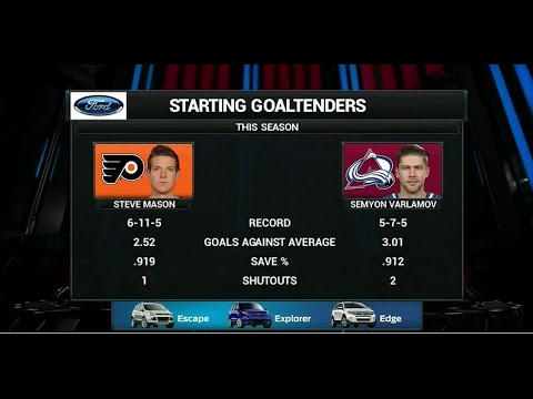 Philadelphia Flyers vs Colorado Avalanche. 31 december 2014