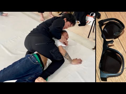 朝倉未来のサングラスを試合中に潰してみたドッキリ【ブチギレ】