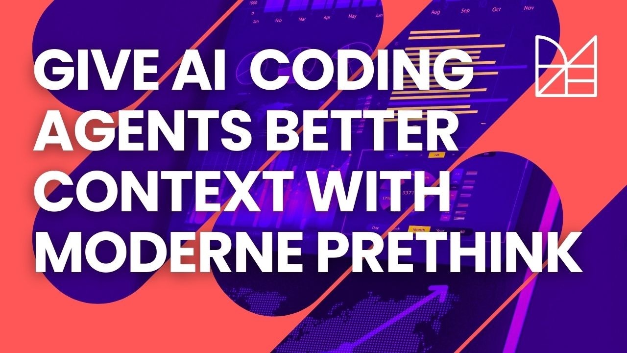 Giving AI Coding Agents Better Context with Moderne Prethink video thumbnail