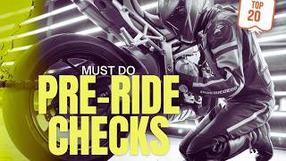 20 Motorcycle Safety PRE-RIDE Checks You Must not Ignore ( WATCH THIS !)