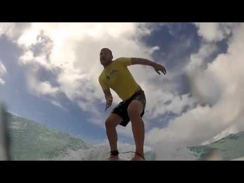 Nathan & G Surfing Freights Bay Barbados