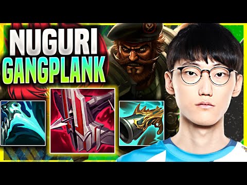 NUGURI IS SO CLEAN WITH GANGPLANK! - FPX Nuguri Plays Gangplank Top vs Gnar! | Season 11