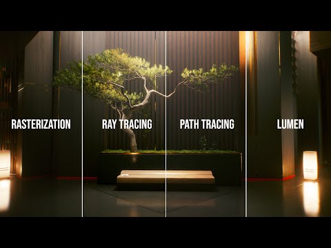 Rasterization, Ray Tracing, Path Tracing & Lumen – Explained for Beginners
