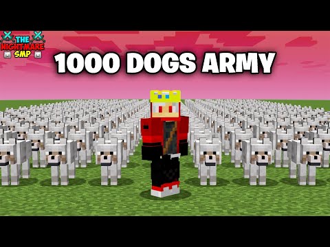Dante Hindustani - I Tamed 1000 Dogs For WAR in Nightmare SMP Minecraft | Nightmare SMP Season 2 Part 8