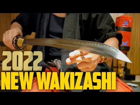New 2022 Yongli Wakizashi ( the best $100 sword? ) #ninja #shinobi #wakizashi