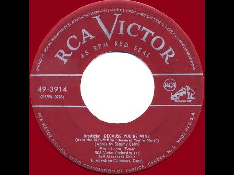 1952 HITS ARCHIVE: Because You’re Mine - Mario Lanza