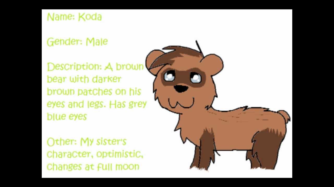 New Character - Koda/Bandit