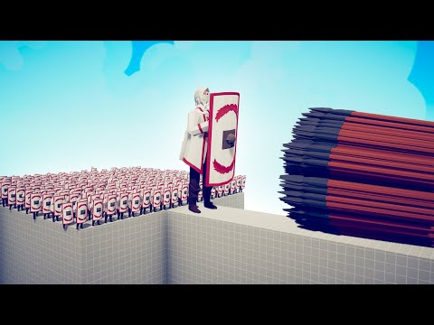 100x ASSASSIN SHIELD vs EVERY GOD - TABS | Totally Accurate Battle Simulator 2022