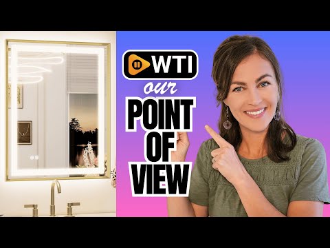 Keonjinn 24 x 30 in Gold LED Mirror for Bathroom - WTI product video review
