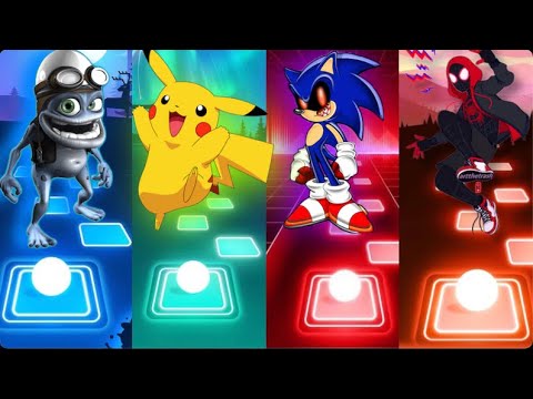 Crazy Frog vs Spider-Man vs Sonic vs Pikachu - Tiles Hop EDM Rush