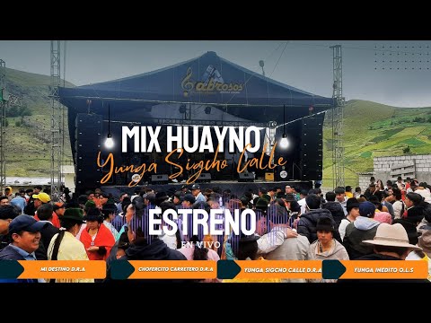 LOS SABROSOS BANDA SHOW MIX HUAYNO & YUNGA (Lo Nuevo 2024)