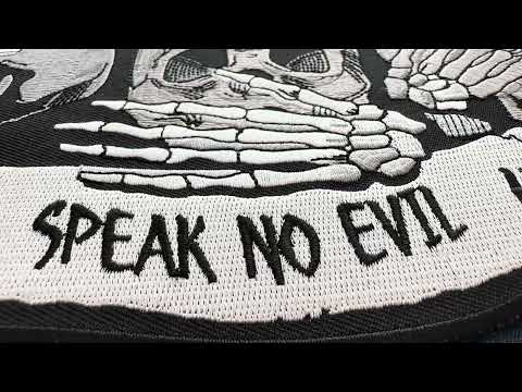 Skull Embroidered Patch PL5928