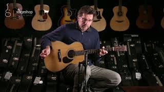 Video thumbnail for Eastman E20OM-TC acoustic guitar demo in Stageshop by Stageshop