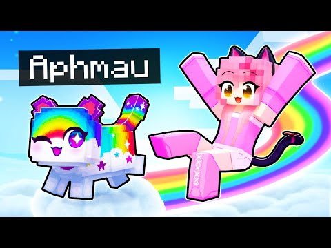 Playing Minecraft as a HELPFUL Rainbow Kitten!
