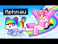 Playing Minecraft as a HELPFUL Rainbow Kitten!