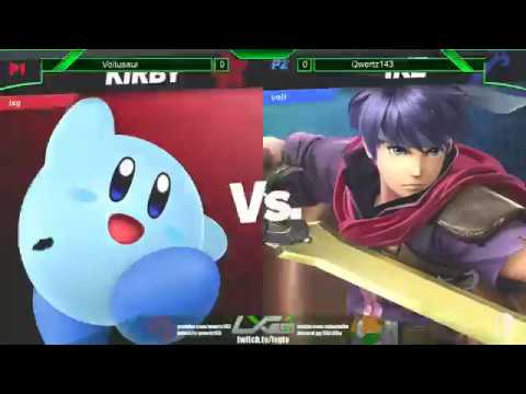 qwertz143 (Kirby) vs Voltusaur (Ike) - Smash Ultimate @ LXG 11