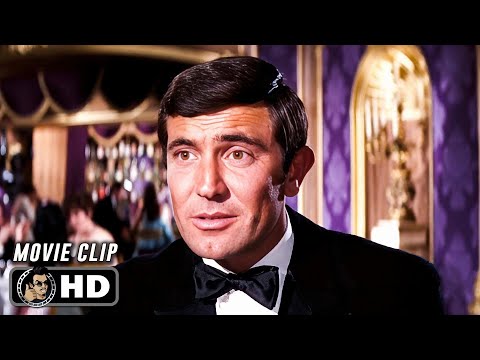 James Bond Casino Fight Scene | ON HER MAJESTY'S SECRET SERVICE (1969) Movie CLIP HD