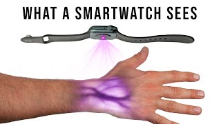 The bizarre flashing lights on a smartwatch