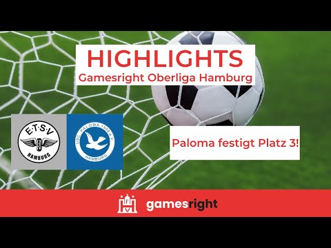 27. Spieltag Gamesright Oberliga Hamburg Highlights ETSV Hamburg - USC Paloma