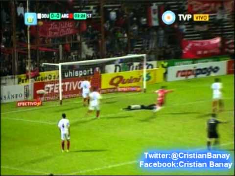 Douglas Haig 0 Argentinos Jrs 1 (Relato Bambino Pons) Torneo Nacional B 2014
