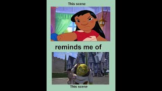 This Lilo &amp; Stitch: The Series Moment Reminds Me of This Shrek (2001) Moment