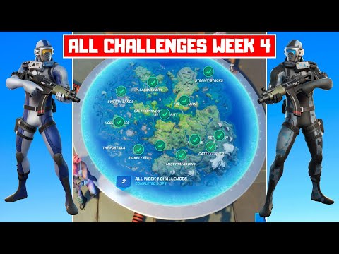 All Week 4 Challenges Guide! - Fortnite Chapter 2 Season 3
