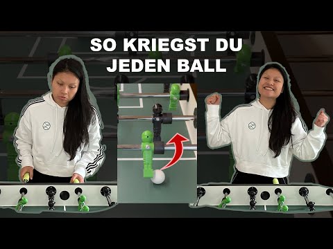 TISCHKICKER TRICKS zum Passen von der Mittel- zur Stürmerreihe | Passen wie die Tischfußball-PROFIS