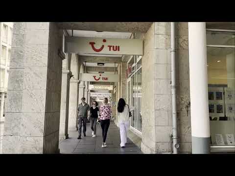 Walking Tour Neuss, Germany – Krefelder Straße to Stadtarchiv (City Center) | 4K 360