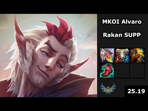 MKOI Alvaro (Rakan) vs (Thresh) - EUW Challenger - Patch 25.19