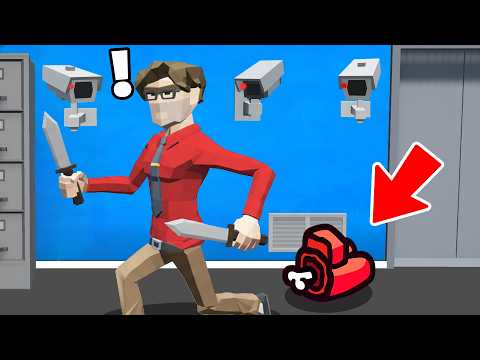 Cheating With OP Cameras In Office Among Us