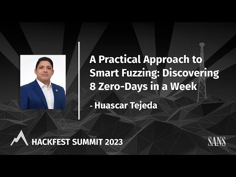 A Practical Approach to Smart Fuzzing:Discovering 8 Zero-Days in a Week