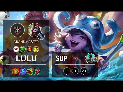 Lulu Support vs Karma - KR Grandmaster Patch 11.24