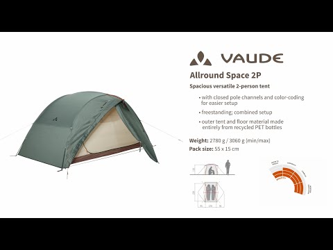 Instruction Manual VAUDE Allround Space 2P ⛺️| VAUDE