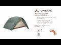 VAUDE Allround Space 2P, agave, - VAUDE Allround Space 2P, agave, -