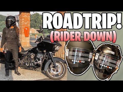 Riding My Motorcycle To Tennessee Wearing The Simpson Mod Bandit! ... (Road Glide Road Trip)