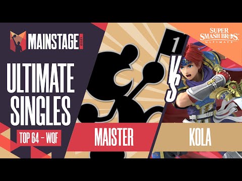 Maister vs Kola - SSBU Singles: Top 64 Winners Quarters - Mainstage 2021 | Game & Watch vs Roy
