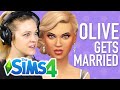 Single Girl's Famous Daughter Gets Married In The Sims 4