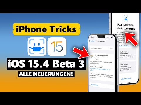 iOS 15.4 Beta 3. ALLE Neuerungen des Updates (Mobile Daten, Face ID mit Maske, usw.) vorgestellt