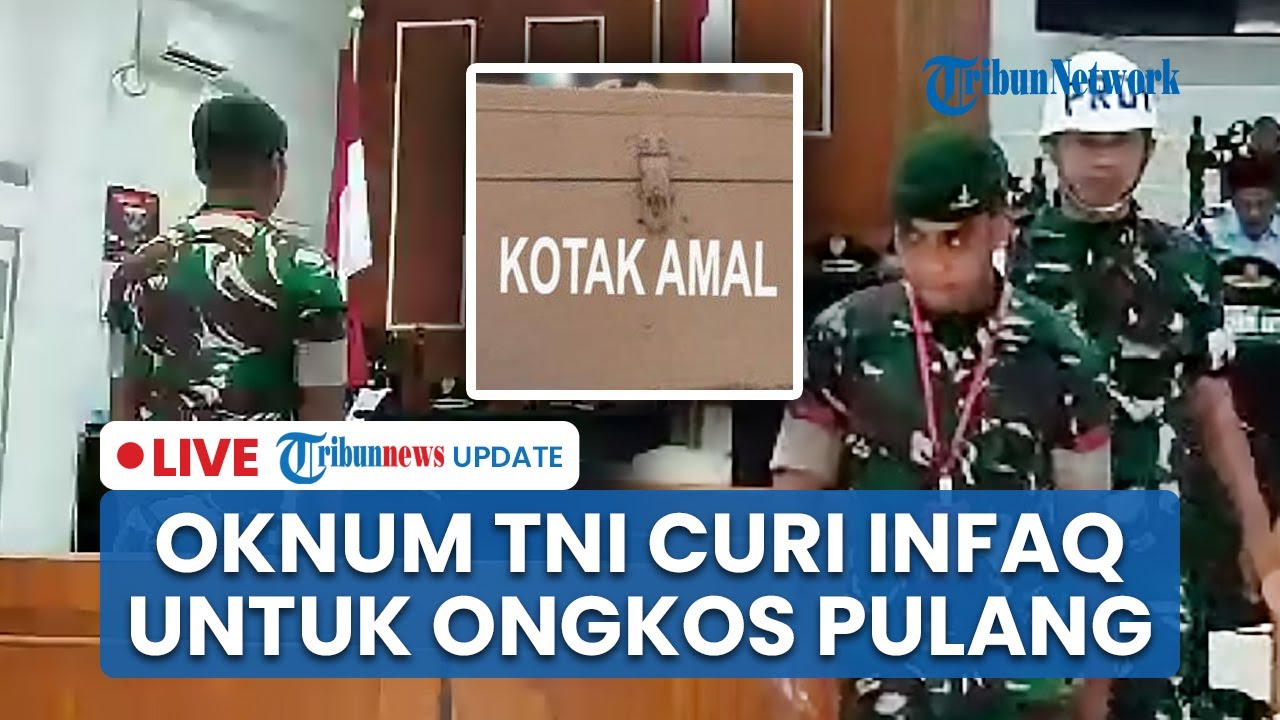 LIVE: Oknum TNI Curi Infaq di Bandara Kualanamu, Kehabisan Ongkos saat akan Jenguk Orangtua