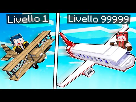 AEREOPLANO DA 1€ VS AEROPLANO DA 1.000.000€! - MINECRAFT