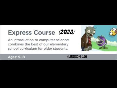 Code.org | Express Course | 2023 | Loops with Rey and BB-8 | Lesson 10 | Muhammad Ali |