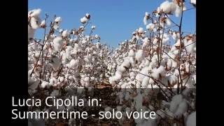 Summertime - solo voice. Lucia Cipolla