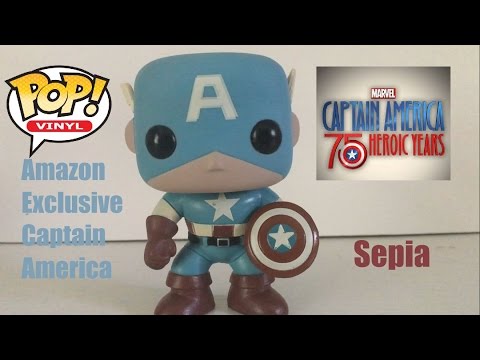 Captain America Sepia 75th anniversary Amazon exclusive Funko Pop