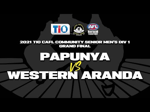 2021 TIO CAFL Community Senior Men's Div 1 Grand Final: Papunya vs Western Aranda