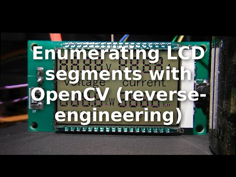 Enumerating LCD segments with OpenCV (reverse-engineering)