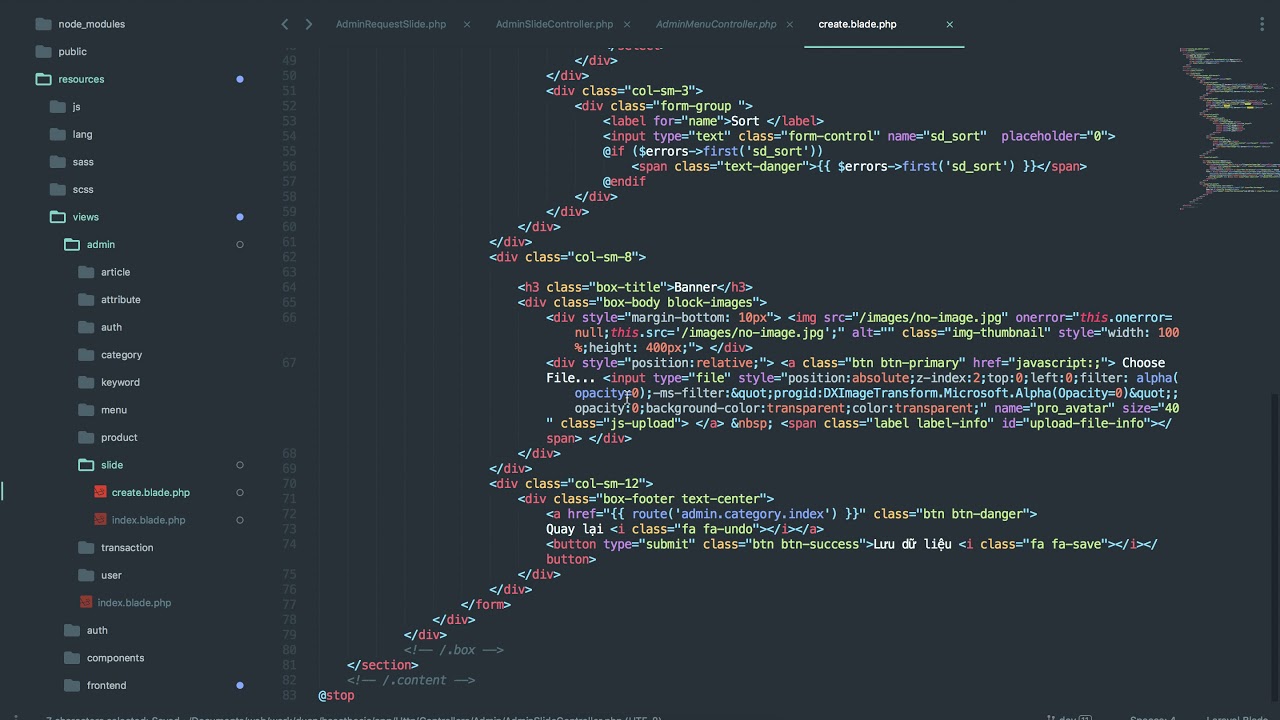 [Seri] - Website đồng hồ - Tạo request và thêm mới slide