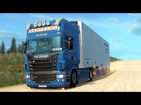 [ETS2] Euro Truck Simulator 2 1.34 - Scania R - Ekeri Trailer - Promods 2.33 - #2